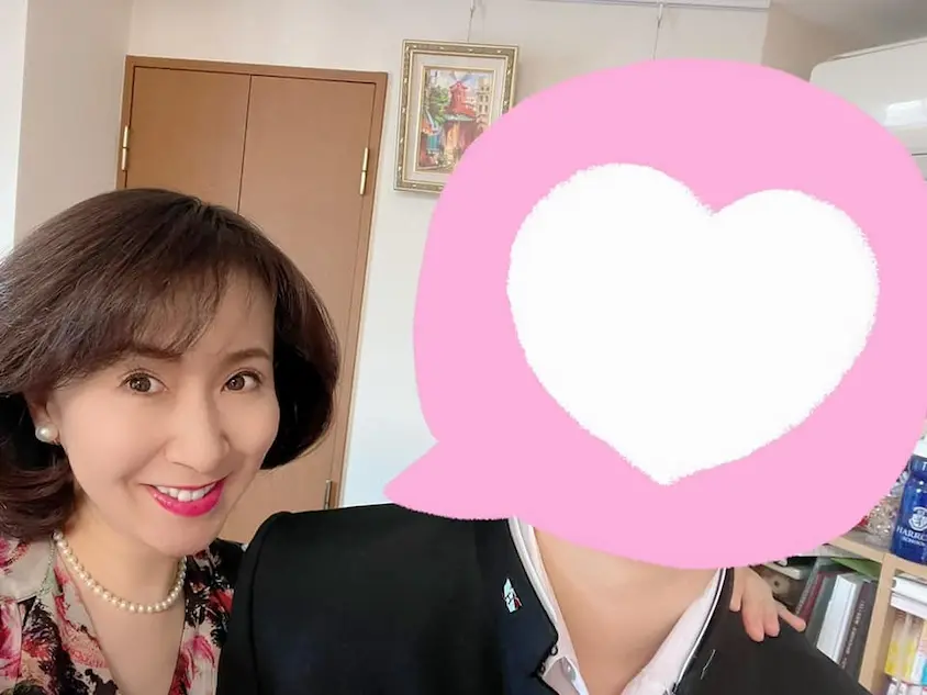 林久美子さんと息子