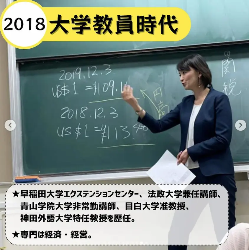 吉田晴美の大学教員時代